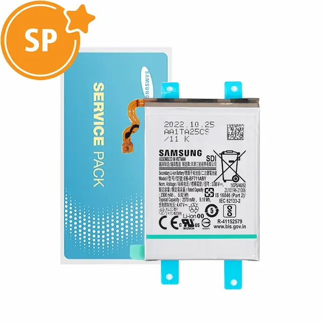 Samsung Galaxy Z Flip3 5G F711B Main Internal Battery EB-BF711ABY GH82-26255A (Samsung SDI) (Service Pack)