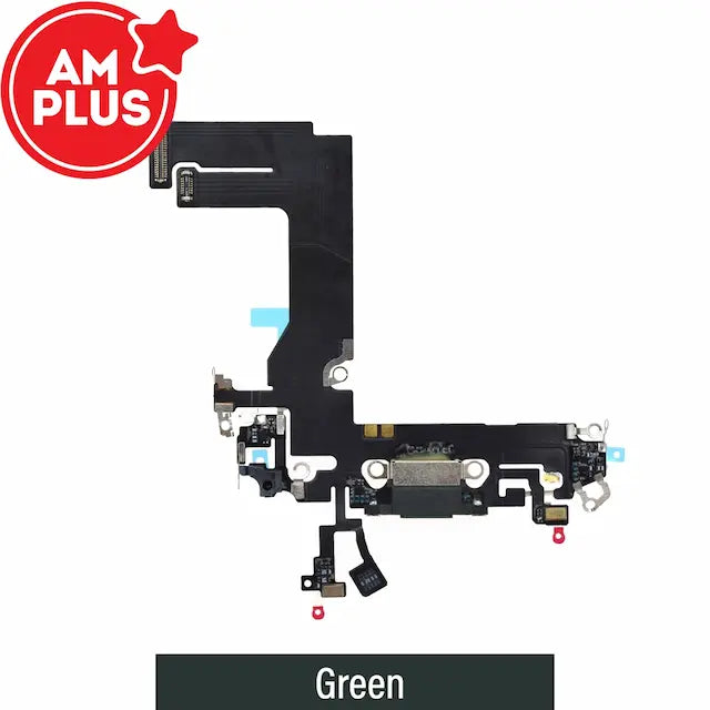 AMPLUS Charging Port for iPhone 13 mini -Green