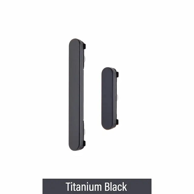 Power Button and Volume Button Side Button for Samsung Galaxy S25 Ultra S938B-Titanium Black