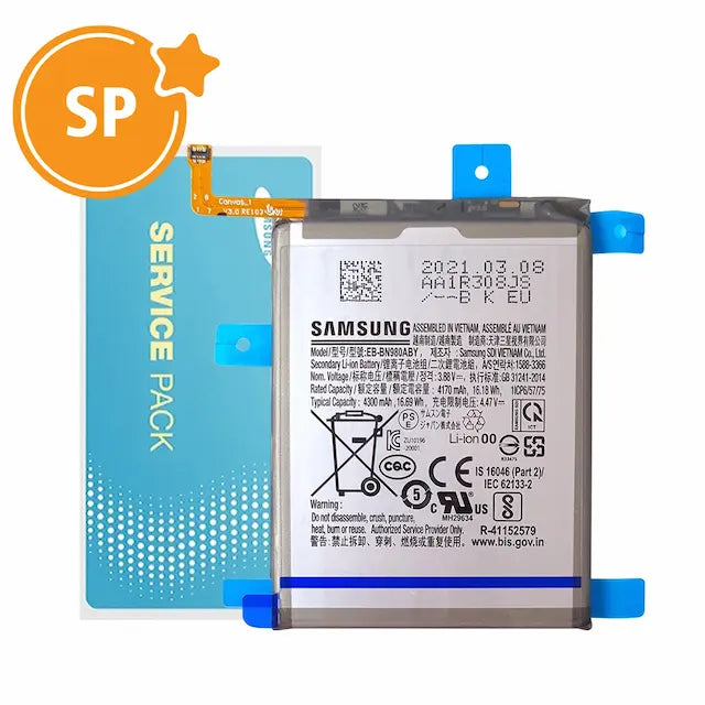 Samsung Galaxy Note 20 N980F / Note 20 5G N981B Battery 4170mAh GH82-23496A EB-BN980ABY (Service Pack)