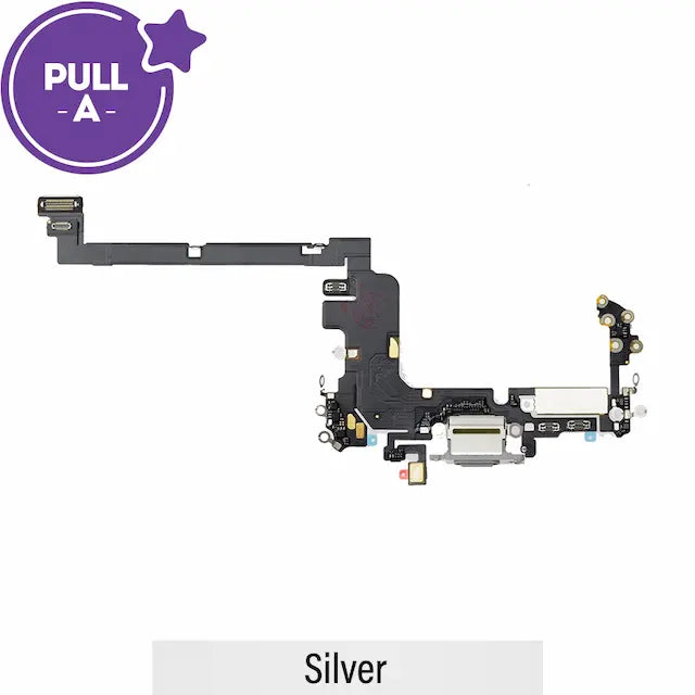 Charging Port for iPhone 17 Pro (International Version) (PULL-A)-Silver