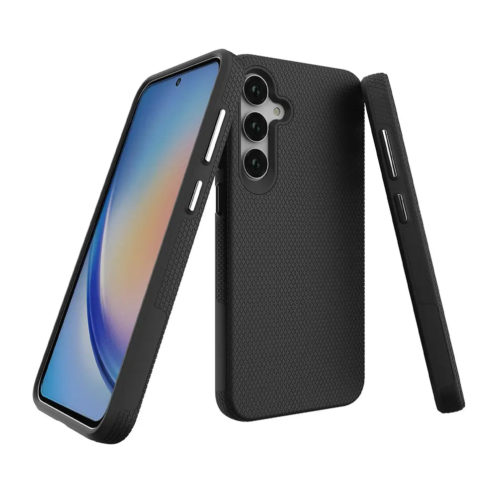 Rhinos Rugged Shockproof Case for Samsung Galaxy A35-Black