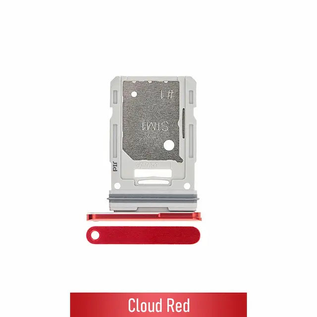 Single SIM Card Tray for Samsung Galaxy S20 FE / 5G (G780 / G781)-Cloud Red