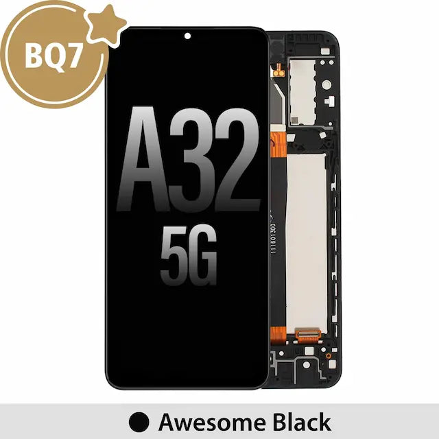 Samsung Galaxy A32 5G A326B BQ7 LCD Screen Replacement Digitizer-Awesome Black (As the same as service pack, but not from official Samsung)