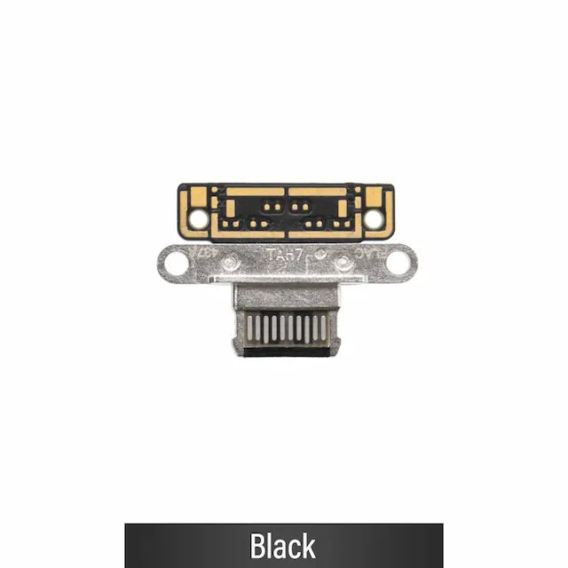 Charging Port Connector for iPad Pro 12.9 (2018) / (2020) / (2021) / (2022) / Pro 11 (2018) / (2020) / (2021) / (2022)-Black