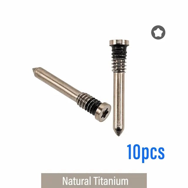 Bottom Screws for iPhone 15 Pro / 15 Pro Max (10 pcs/set)-Natural Titanium