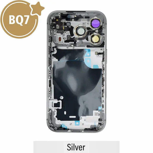 Mid-Frame Housing for iPhone 17 Pro-Silver (With SIM Tray Version) (BQ7)