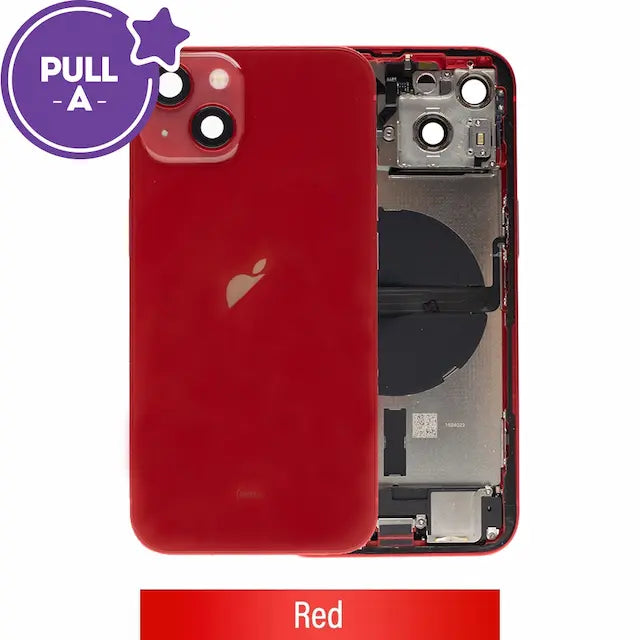 Rear Housing with Full Set Parts for iPhone 13-Red (PULL-A)