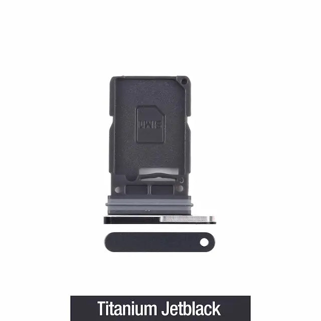 Single SIM Card Tray for Samsung Galaxy S25 Ultra S938B-Titanium Jetblack