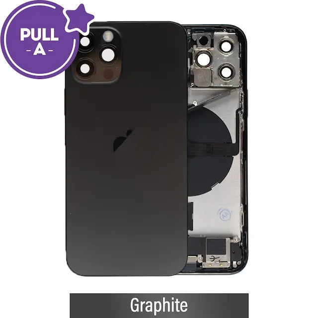 Rear Housing with Full Set Parts for iPhone 12 Pro-Graphite (PULL-A)