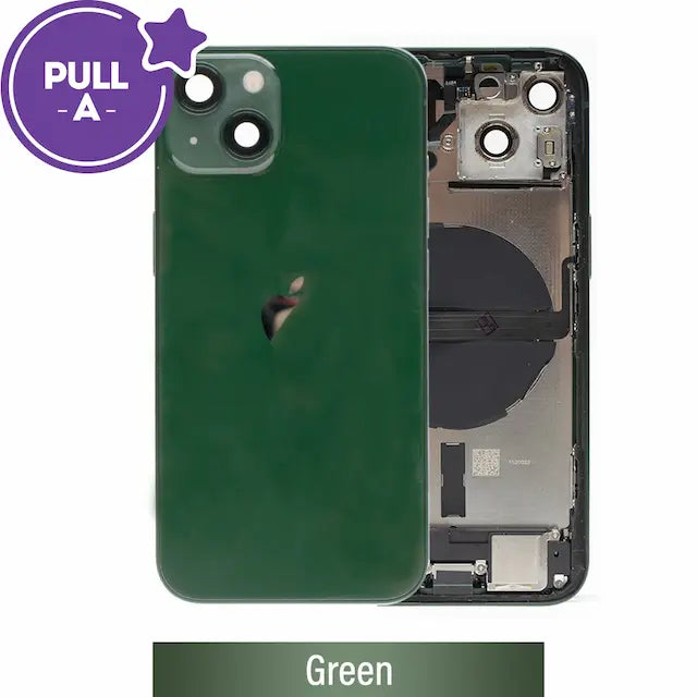 Rear Housing with Full Set Parts for iPhone 13-Green (PULL-A)