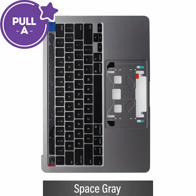 Top Case With Keyboard For MacBook Pro 13" A2251 (US Keyboard) (PULL-A)-Space Gray