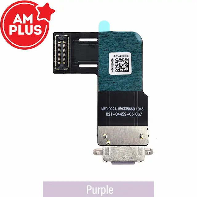 AMPLUS Charging Port with Flex Cable for iPad Air 11 (2024) / (2025)-Purple