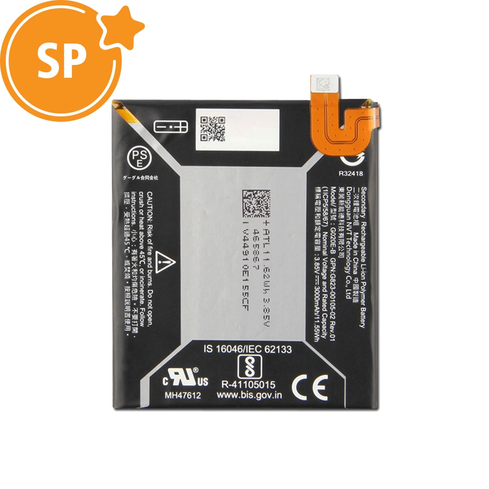 Google Pixel 3a Replacement Battery 3000mAh G823-00105-01 (Service Pack)