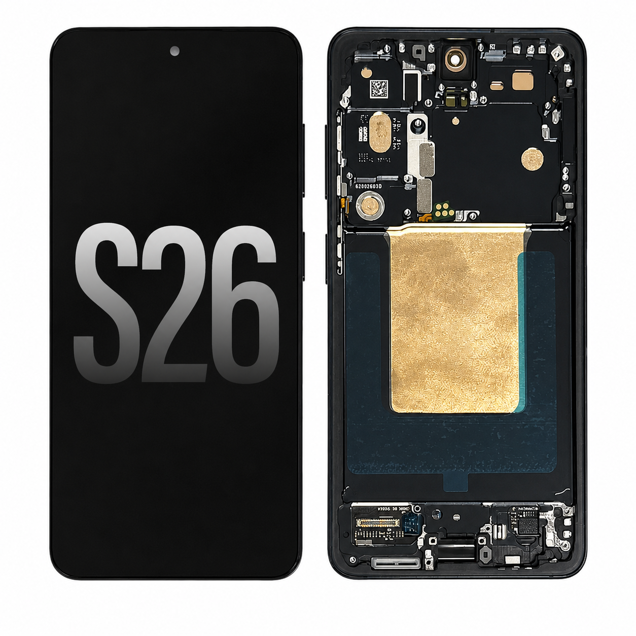 Screen Replacement with Frame for Samsung Galaxy S26 – Premium OLED Display Assembly