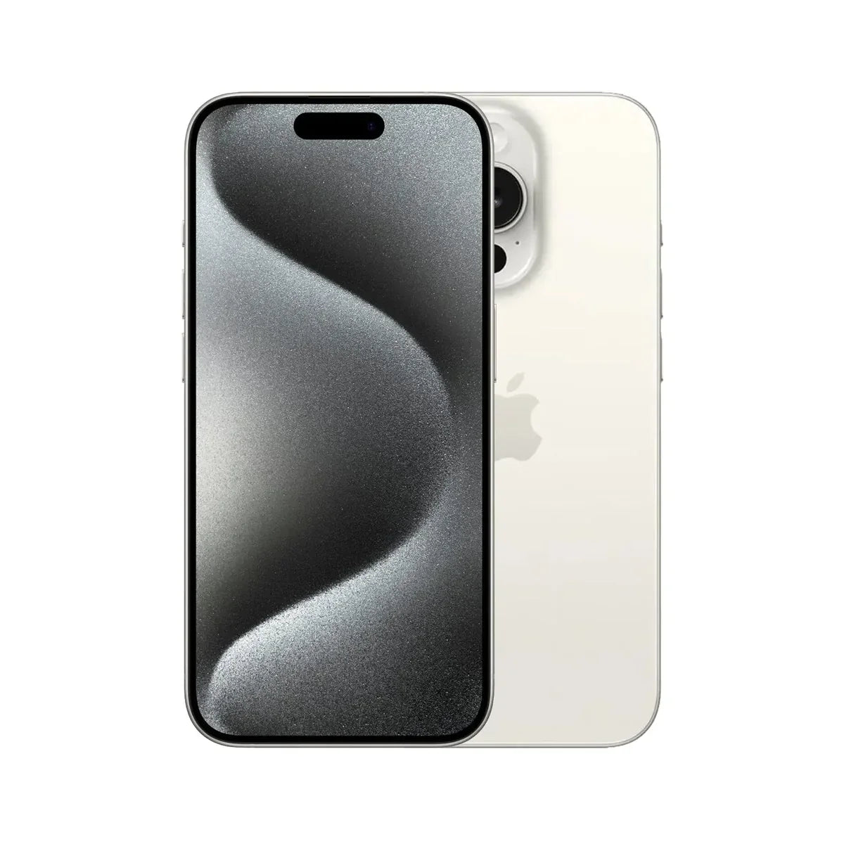 iPhone 15 Pro White Titanium catalogue reference image; used phone, not this exact handset