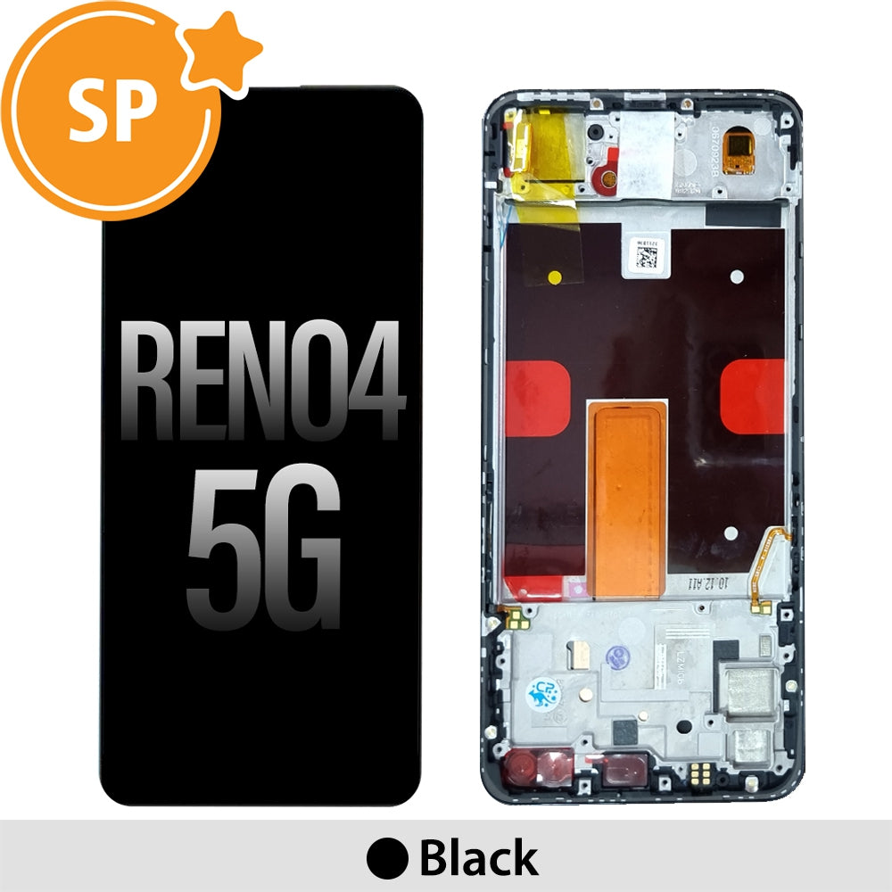 OLED Screen Replacement with Frame for OPPO Reno4 5G (Service Pack)