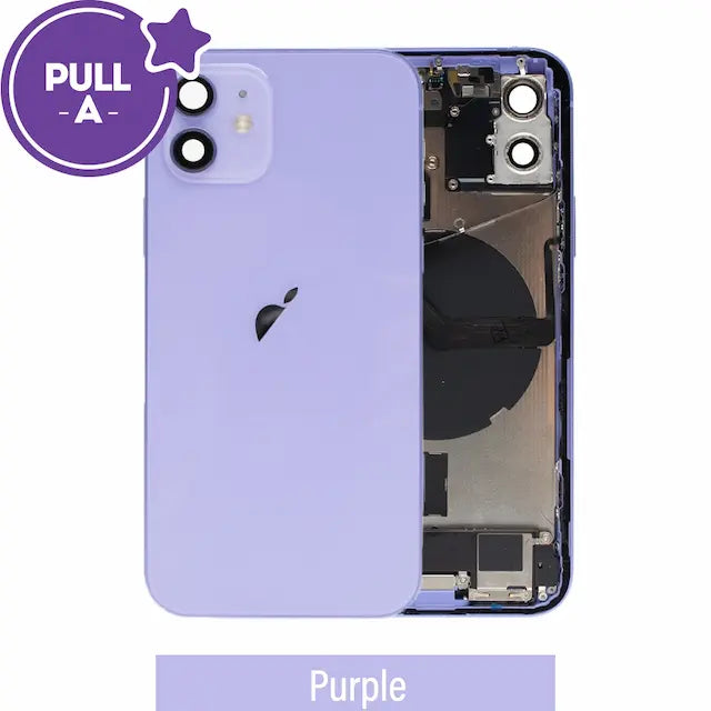 Rear Housing with Full Set Parts for iPhone 12-Purple (PULL-A)