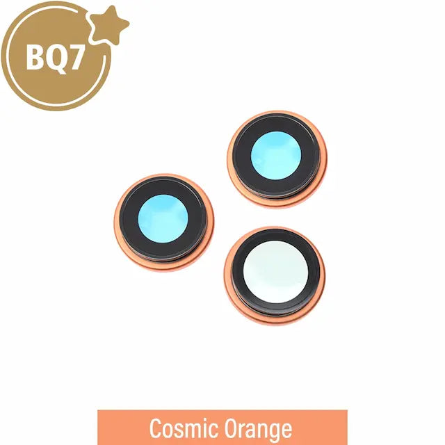 BQ7 Rear Camera Lens With Bracket for iPhone 17 Pro / 17 Pro Max -Cosmic Orange