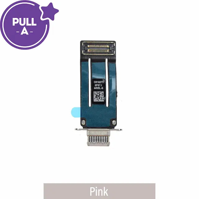 Charging Port with Flex Cable for iPad mini (2021) (PULL-A)-Pink