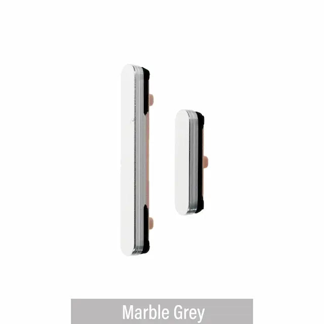 Power Button and Volume Button Side Button for Samsung Galaxy S24 S921B / S24 Plus S926B -Marble Grey