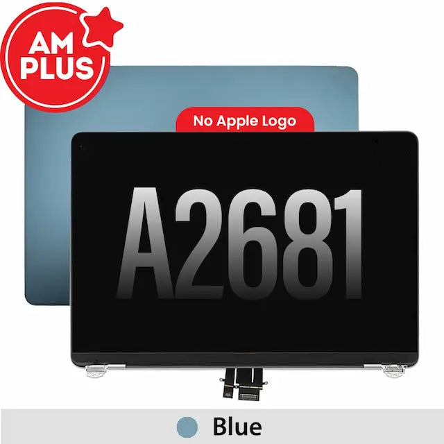 AMPLUS Complete LCD Display Assembly for MacBook Air M2 13.6" A2681 (NO LOGO) -Blue