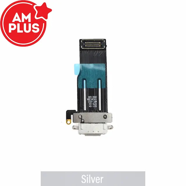 AMPLUS Charging Port with Flex Cable for iPad Pro 13 -Silver