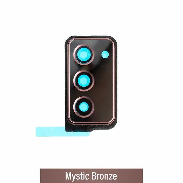 Rear Camera Lens with Bezel for Samsung Galaxy Z Fold2 5G F916B-Mystic Bronze