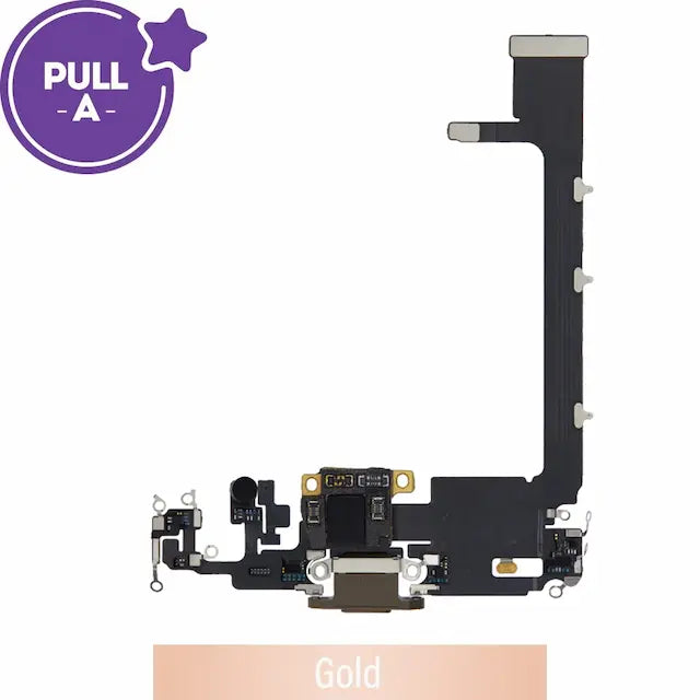 Charging Port with PCB for iPhone 11 Pro Max (PULL-A)-Gold