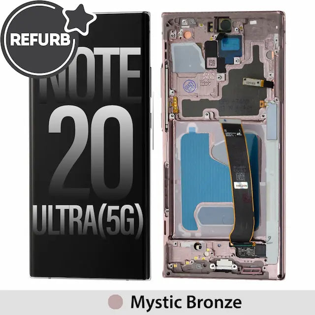 REFURB OLED Screen Replacement for Samsung Galaxy Note 20 Ultra / 5G (N985/986) -Mystic Bronze