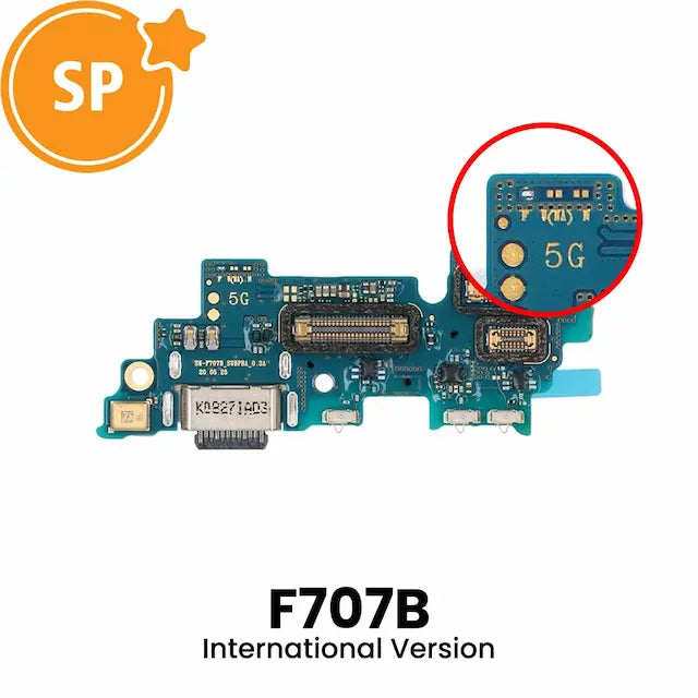 Charging Port Board for Samsung Galaxy Z Flip 5G F707B (International Version) GH96-13662A (Service Pack)