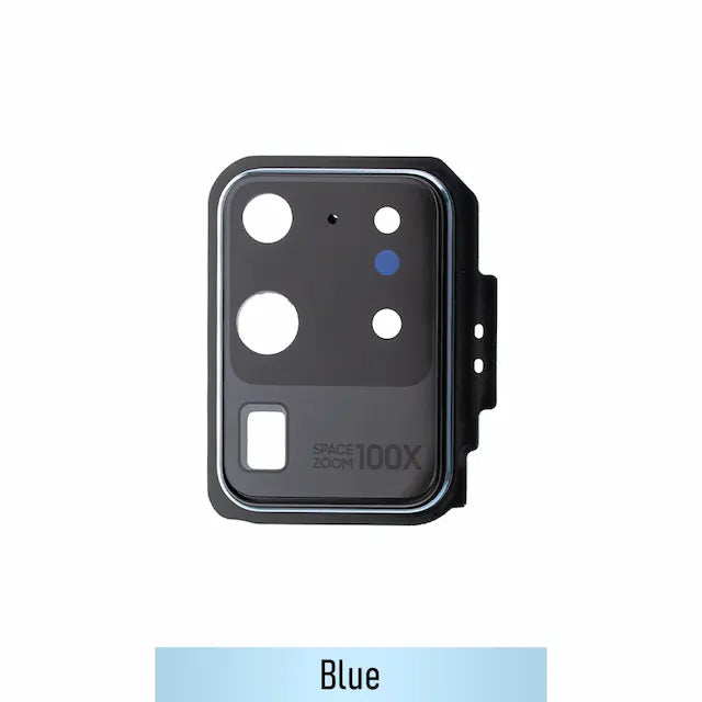 Rear Camera Lens Back Glass Cover for Samsung Galaxy S20 Ultra G988-Blue