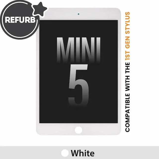 REFURB LCD Screen Replacement for iPad mini 5 (2019)-White