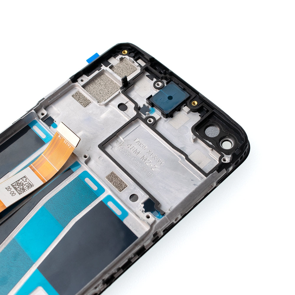 BQ7 LCD Assembly Replacement with Frame for OPPO A52 4G / A72 4G (AS the same as service pack, but not from official OPPO)