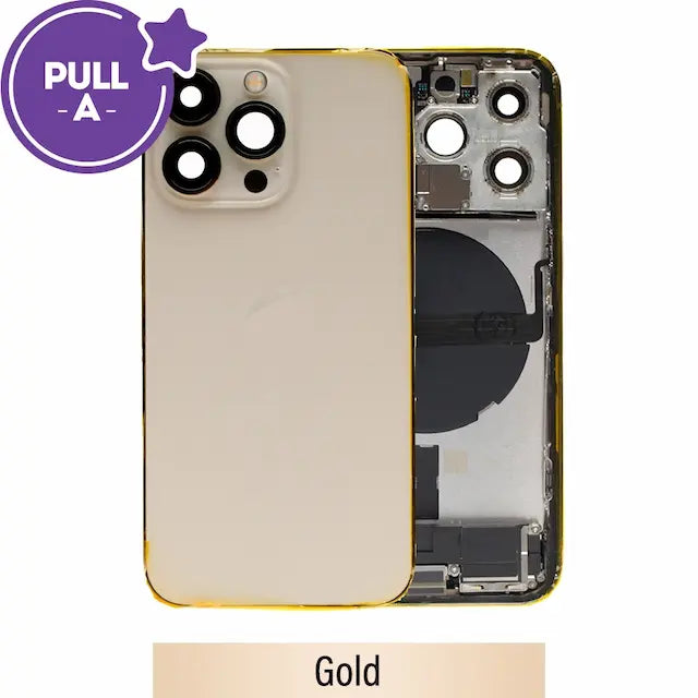 Rear Housing with Full Set Parts for iPhone 13 Pro-Gold (PULL-A)