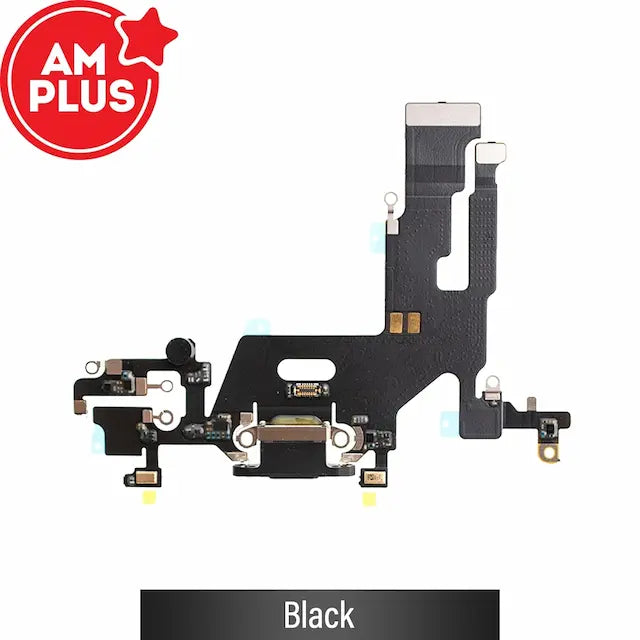 AMPLUS Charging Port for iPhone 11-Black