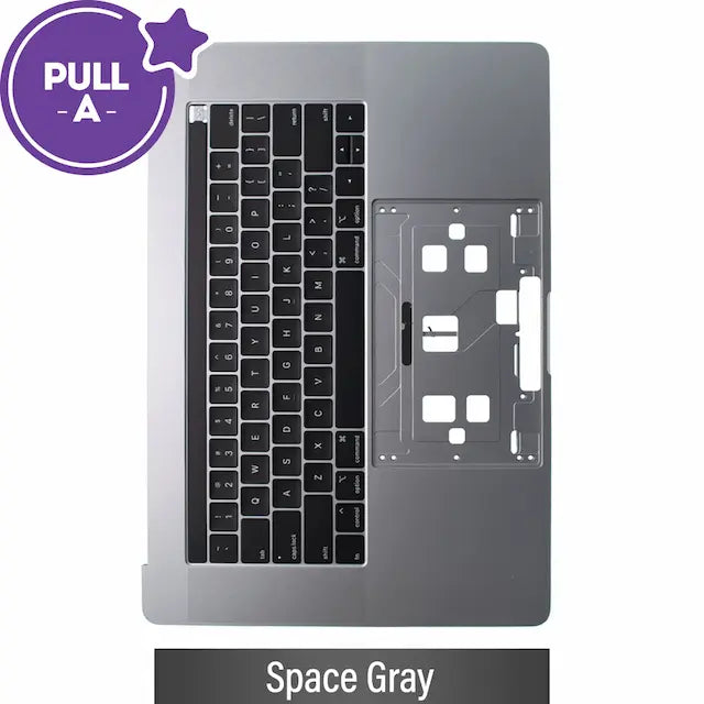 Top Case With Keyboard For MacBook Pro 15" A1990 (PULL-A)-Space Gray