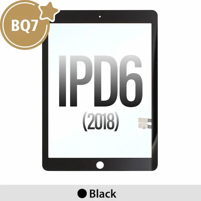 BQ7 Touch Screen Digitizer with IC Connector for iPad 6 (2018)-Black