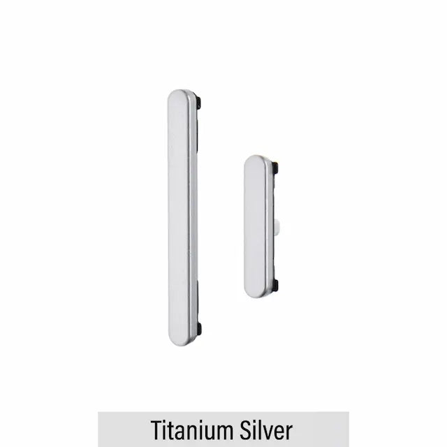 Power Button and Volume Button Side Button for Samsung Galaxy S25 Edge S937B-Titanium Silver