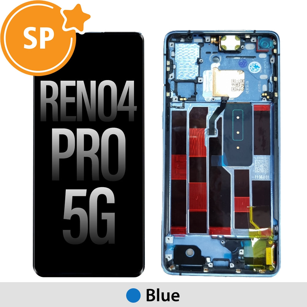 OLED Screen Replacement with Frame for OPPO Reno4 Pro 5G (Service Pack)