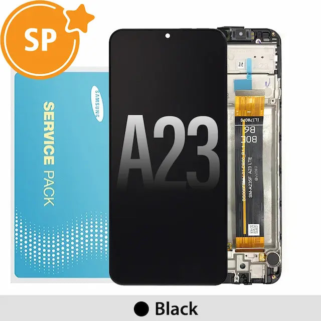 Samsung Galaxy A23 A235F LCD Screen Replacement (Service Pack)-Black