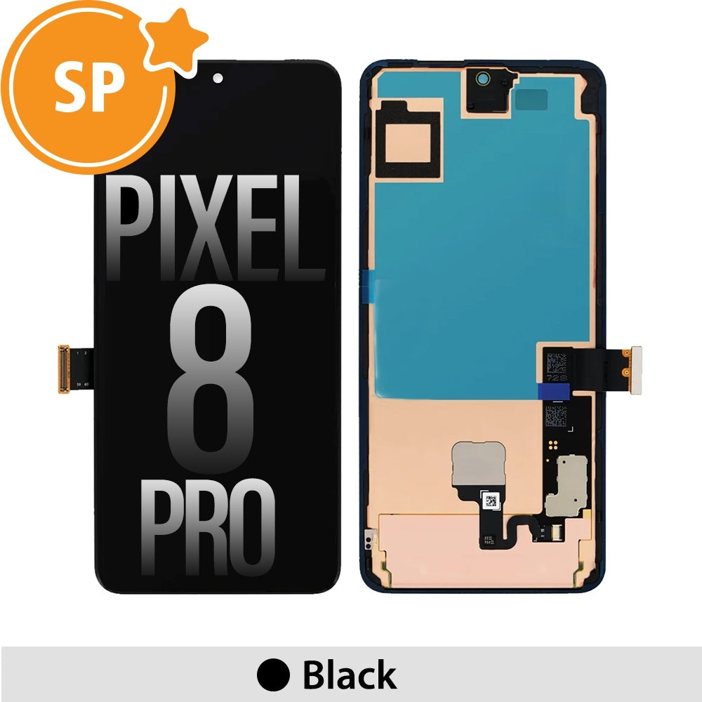 OLED Screen Replacement With Bezel Frame for Google Pixel 8 Pro G949-00688-01 (Service Pack)