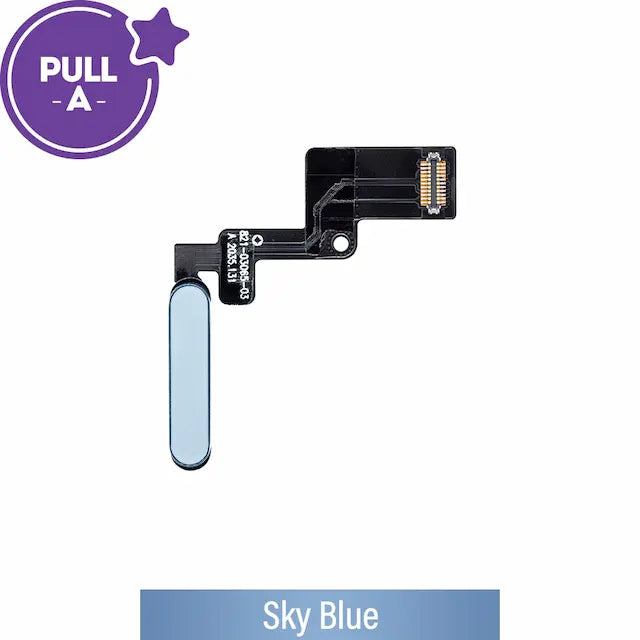 Home Button with Flex Cable for iPad Air (2020) (PULL-A)-Sky Blue