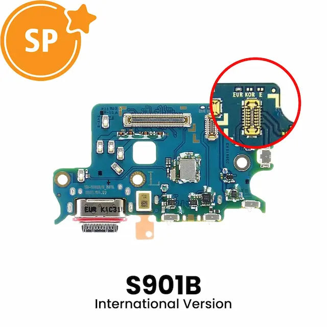 Charging Port Board for Samsung Galaxy S22 5G S901B (International Version) GH96-14789A (Service Pack)