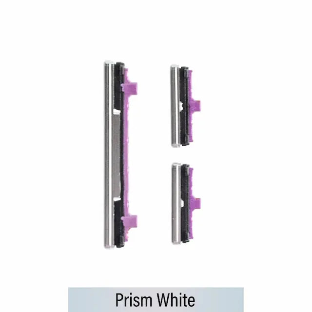 Power & Volume Button Set for Samsung Galaxy S10 G973F / S10 Plus G975F-Prism White