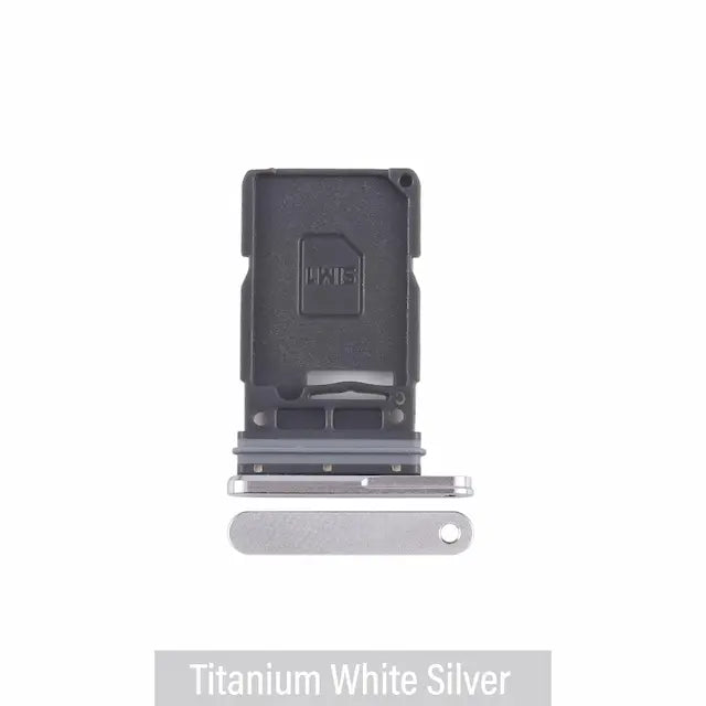 Single SIM Card Tray for Samsung Galaxy S25 Ultra S938B-Titanium White Silver / Titanium Silver Blue