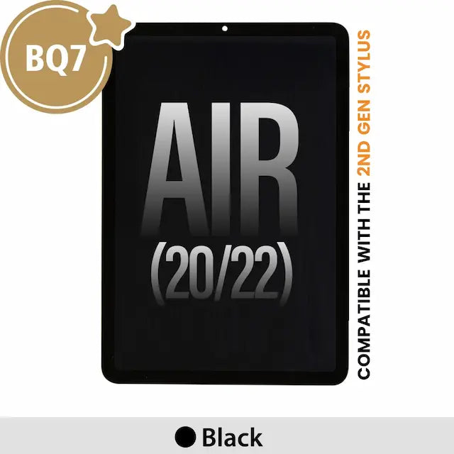 BQ7 LCD Screen Replacement for iPad Air (2022) / (2020)-Black