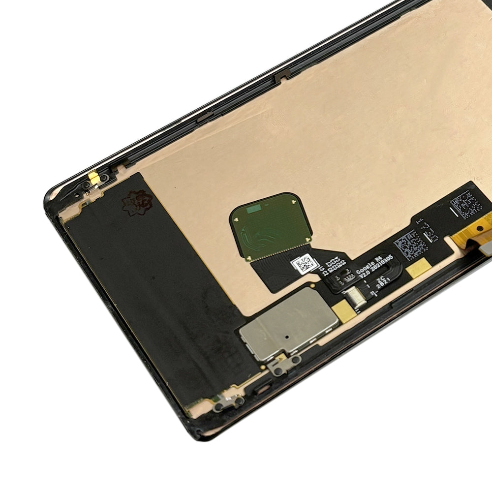 FULL ORIGINAL OLED Screen Digitizer with Bezel Frame and Fingerprint Sensor for Google Pixel 6 Pro