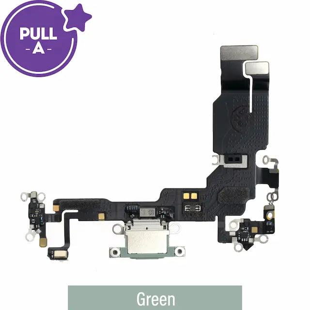 Charging Port for iPhone 15 (PULL-A)-Green