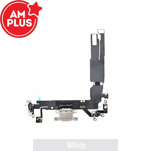 AMPLUS Charging Port for iPhone 16 -White